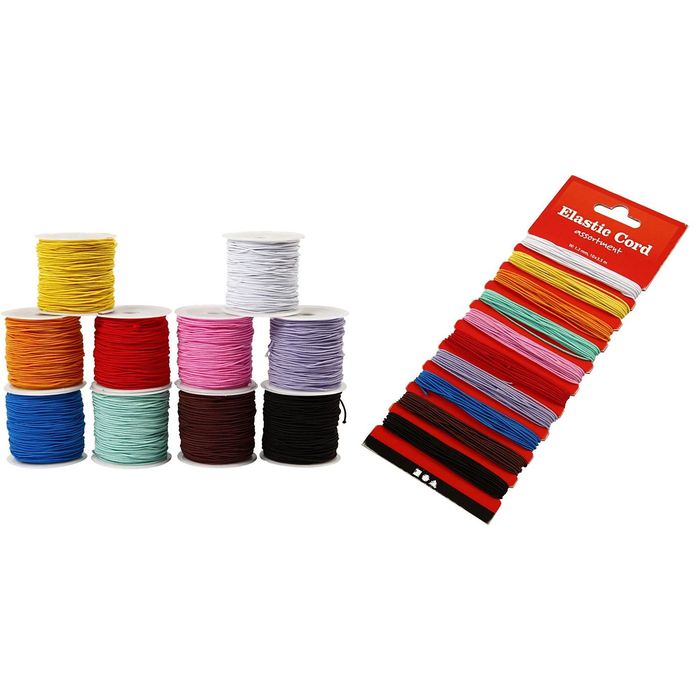 Elastikband Hutgummi O 1mm Farbig Sortiert Bastelkontor Lubeck
